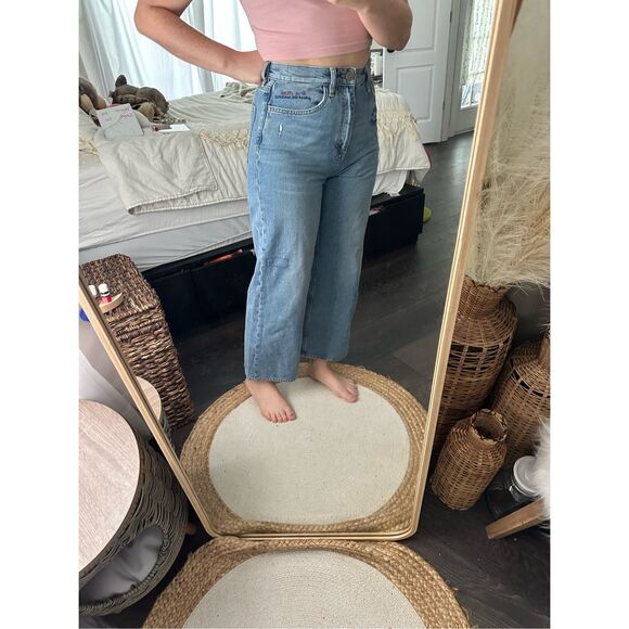 M.I.H. Jeans Women’s 27 Embroidered Caron Wide Leg - Picture 3 of 7